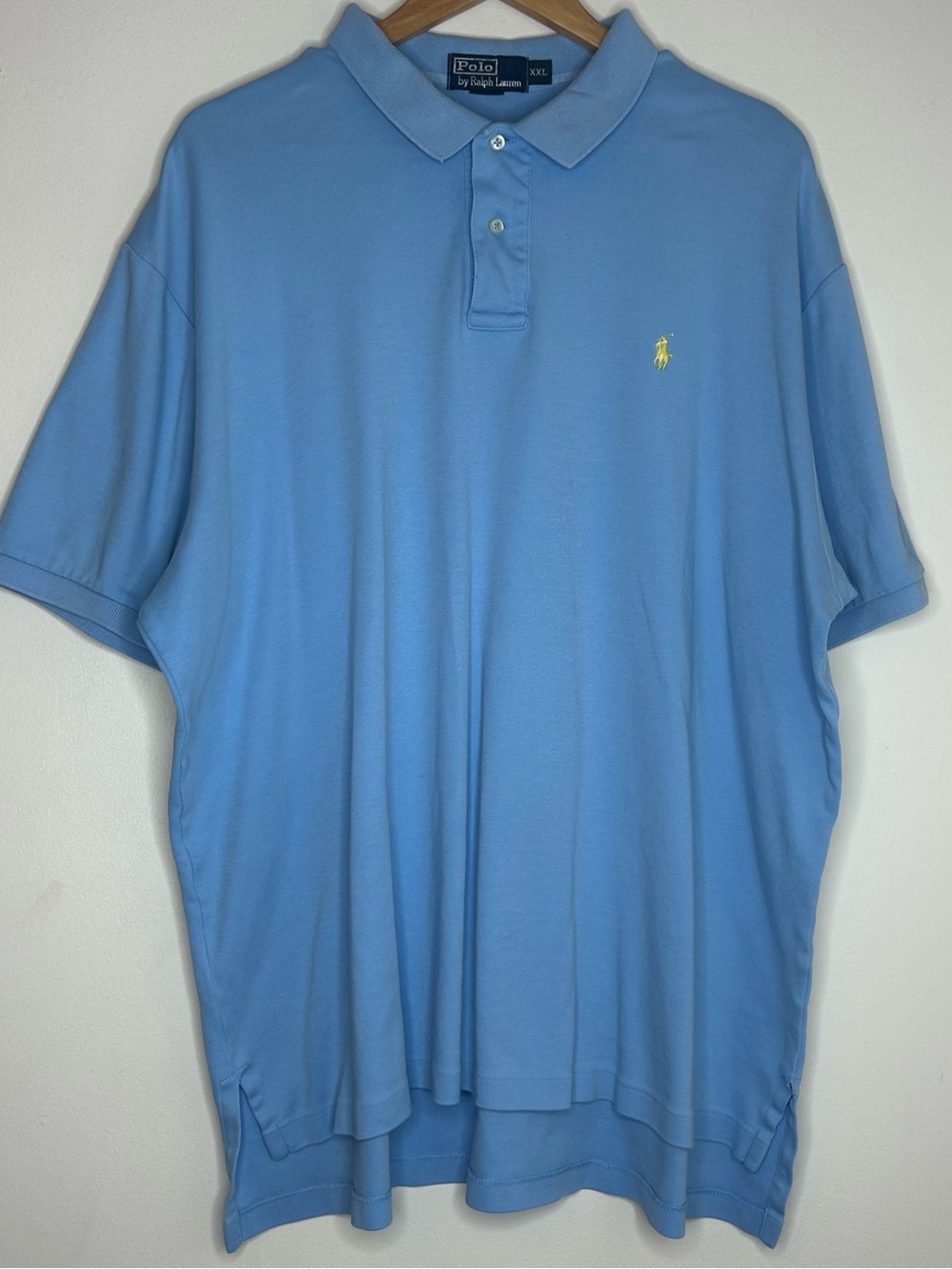 Ralph Lauren Light Blue Polo with Yellow Pony